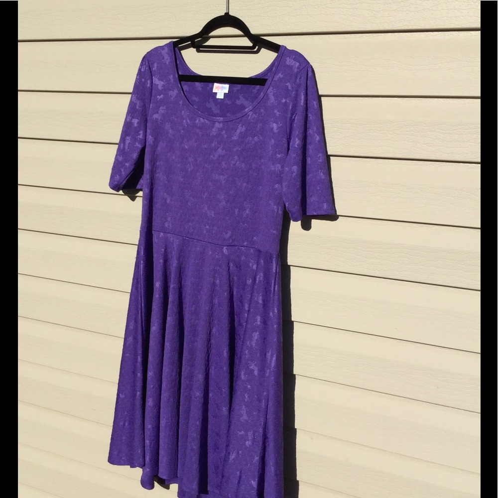 LuLaRoe Unicorn Nicole dress 2xl