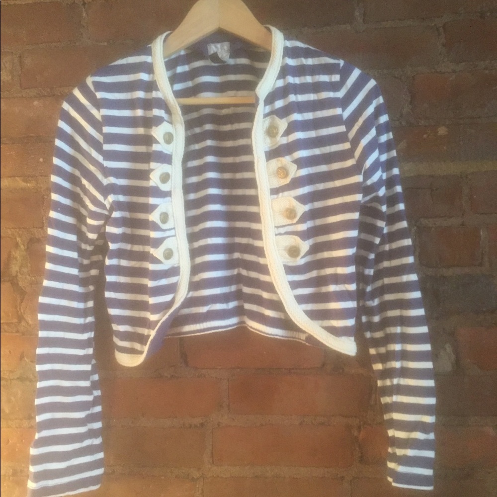 Top shop nautical cardigan in M