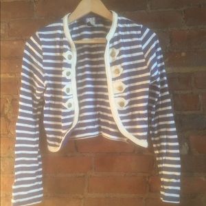 Top shop nautical cardigan in M