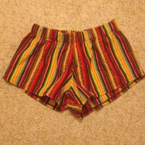 Brandy Melville trial Aztec print shorts