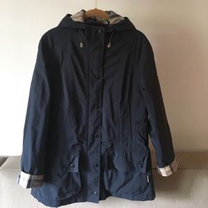 Barbour Navy Jacket Size 6