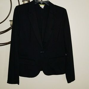 Black suit or cover jacket.