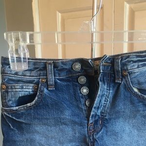 Free People denim shorts