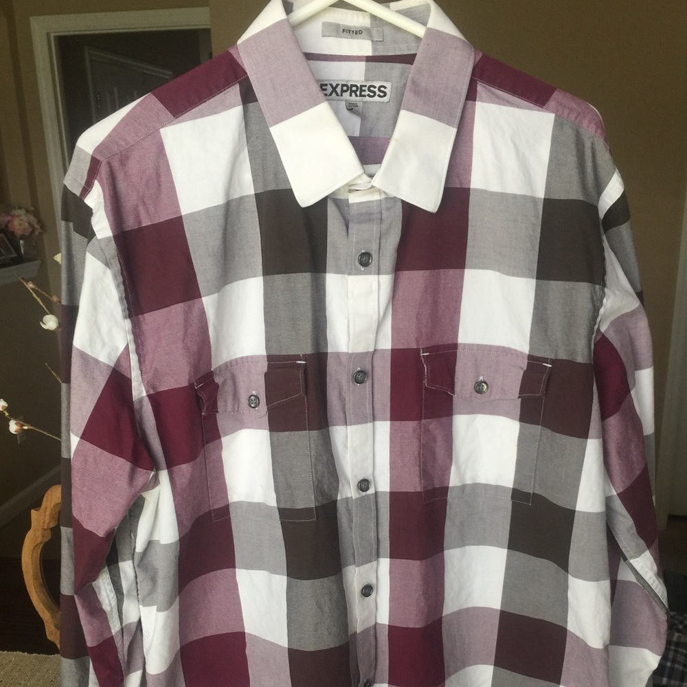 🎉SALE🎉Express Men's Fitted Shirt XL