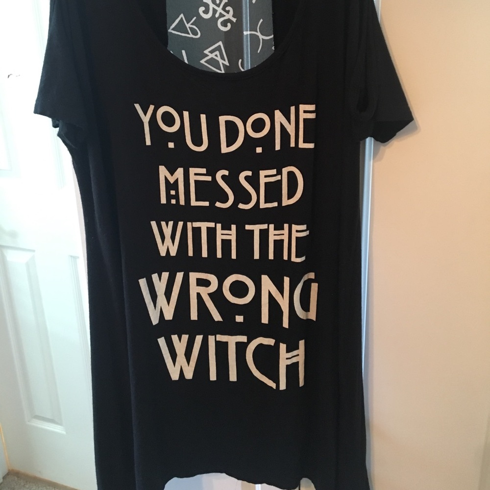 Cold shoulder American horror story blouse