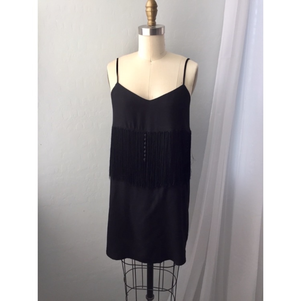 Twelfth St by Cynthia Vincent Vintage Fringe Dress
