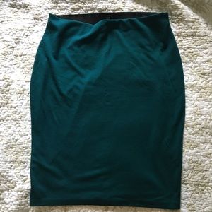 Mossimo Emerald Green Pencil Skirt