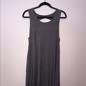 Black and White Striped Swing Dress