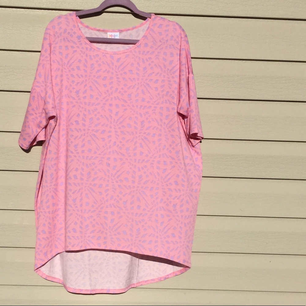 LuLaRoe XL Irma. Pink and  Purple.