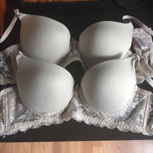 Two 32b tan bras