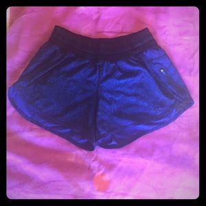 Blue paisley Lululemon shorts