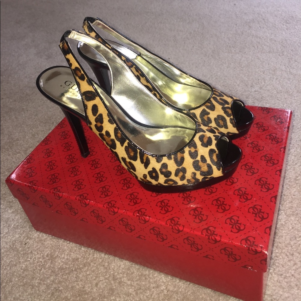 GUESS Open/Peep Toe High Heels