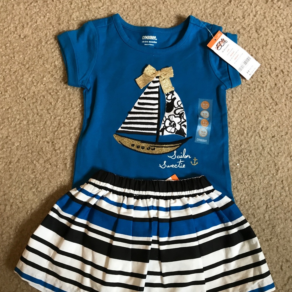 Gymboree girl clothing set