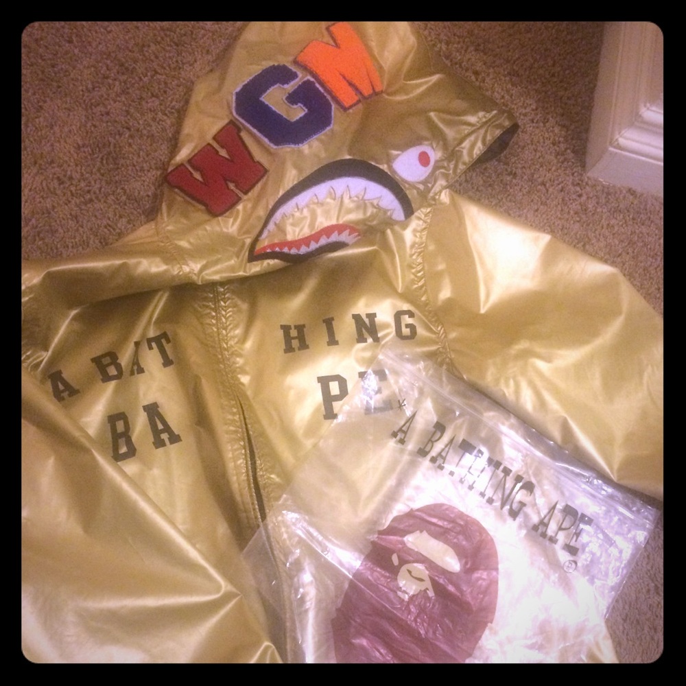 Reversible Camo Bape Windbreaker! 100% Authentic