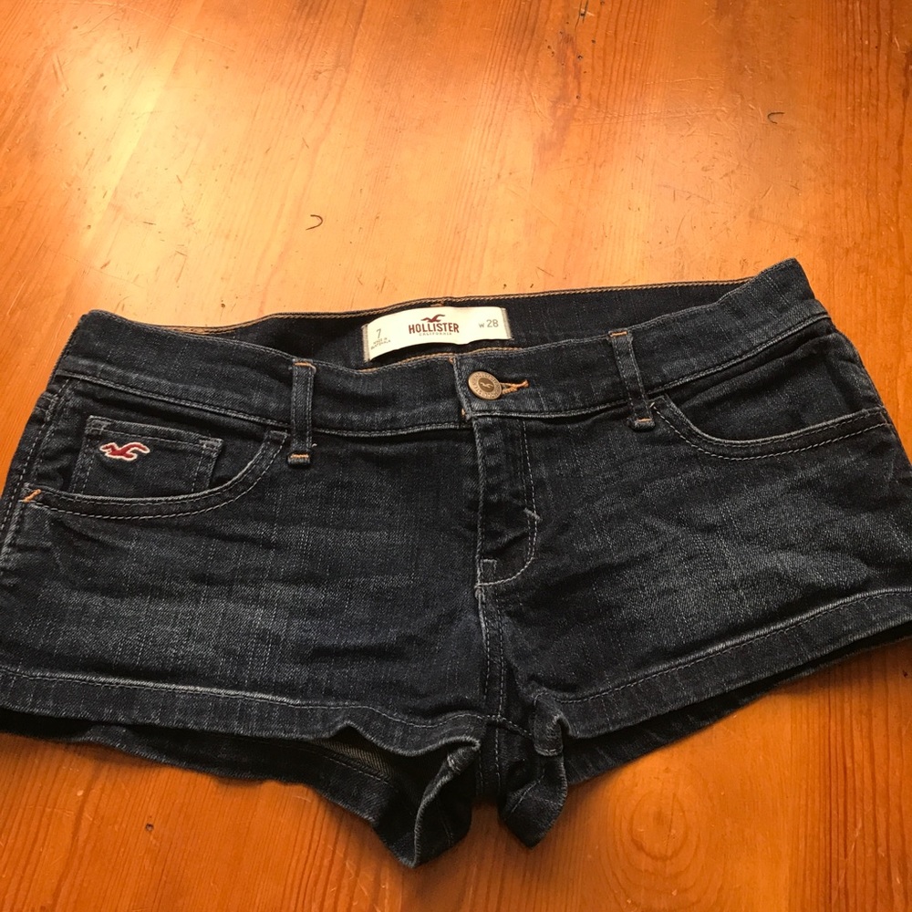Hollister dark Denim shorts