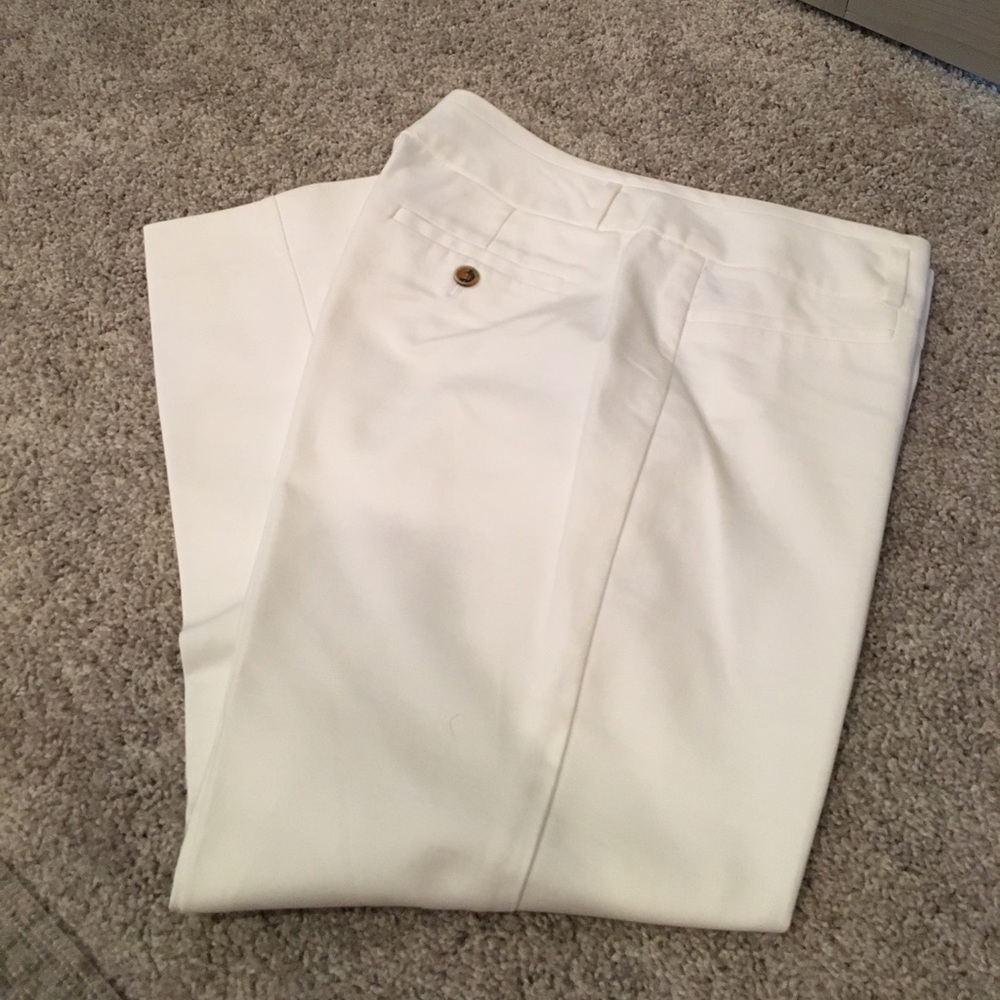 The Limited white crop pant