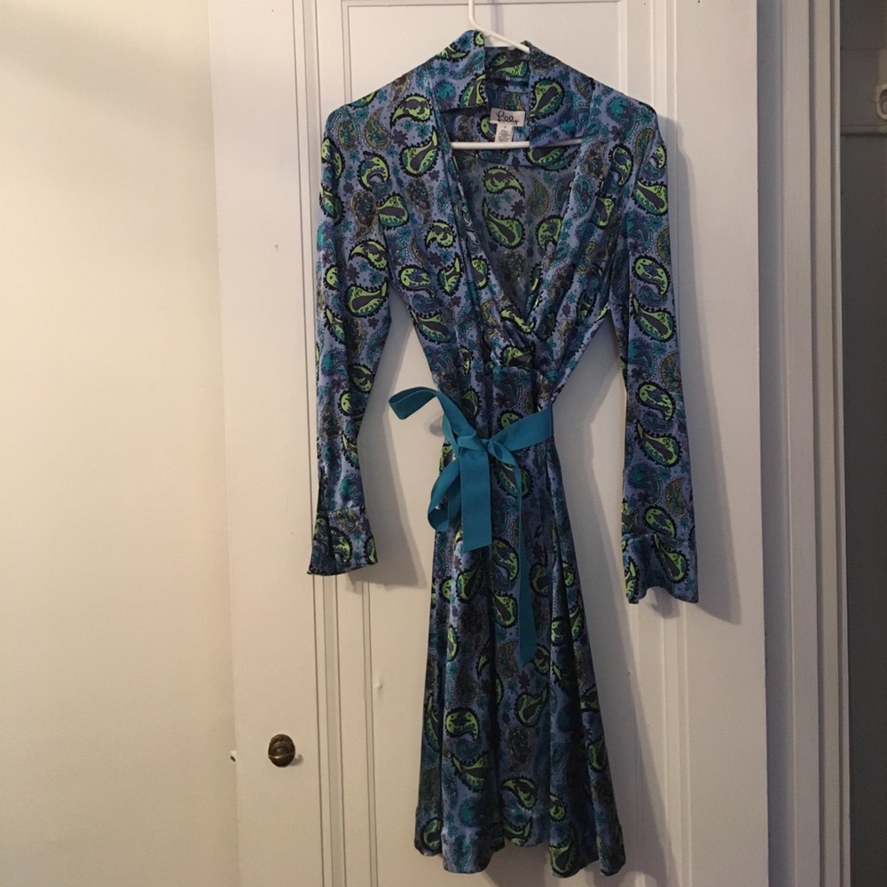 Lilly Pulitzer silk printed dress - size 0