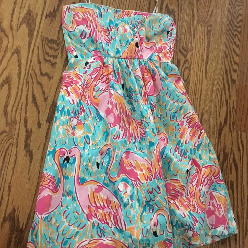 strapless sz 0 Lilly Pulitzer dress - worn once