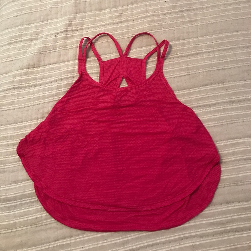Lulu crop - hot pink, worn once! Like brand new