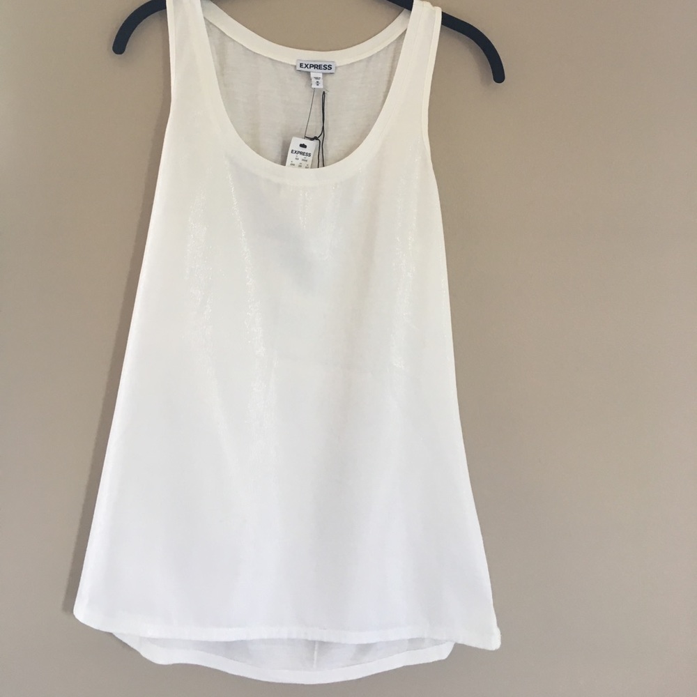 Express Medium Ivory/Cream top