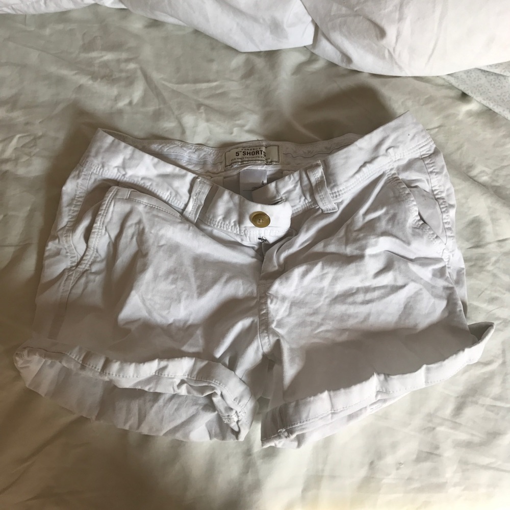 jcrew white shorts
