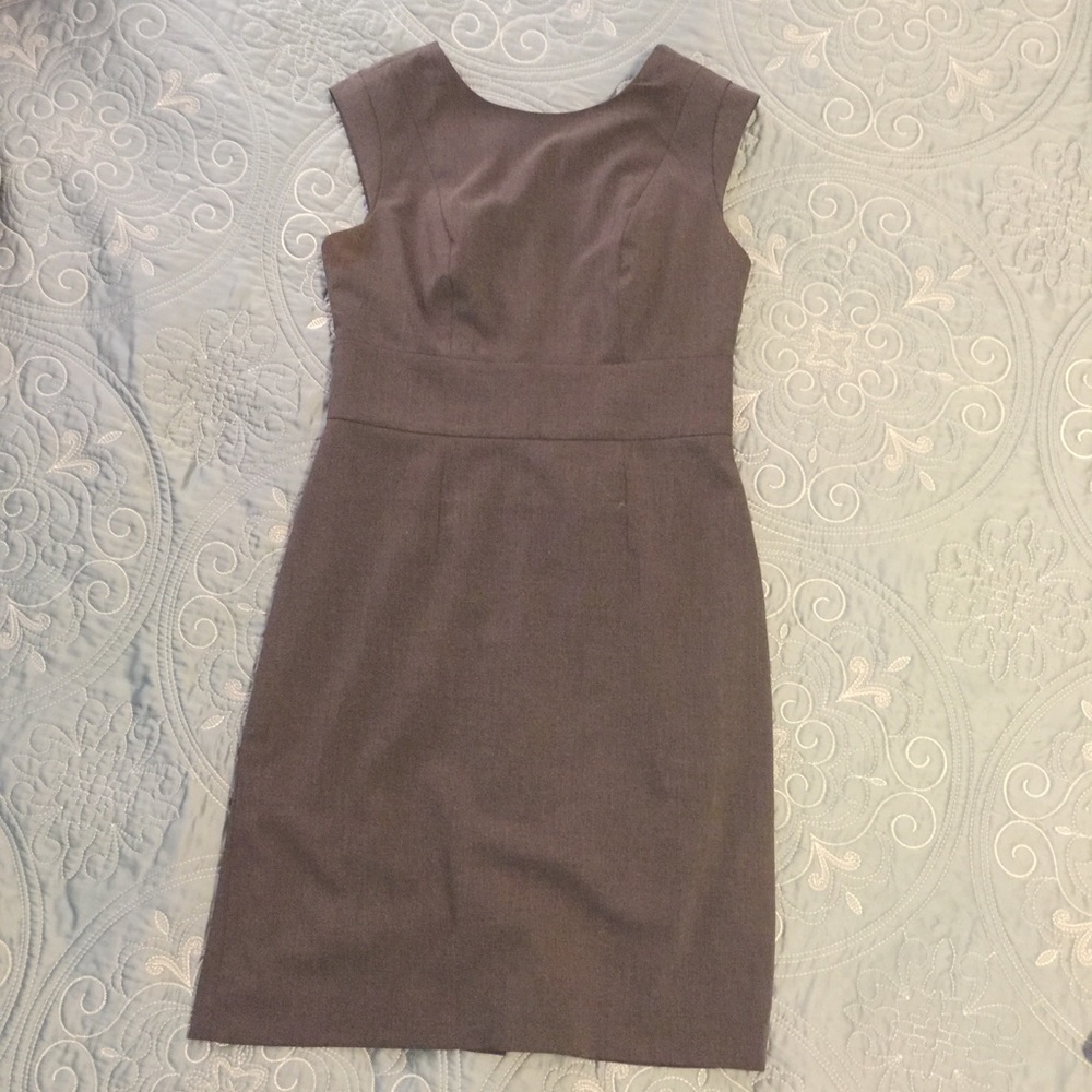 The Limited gray sheath dress.