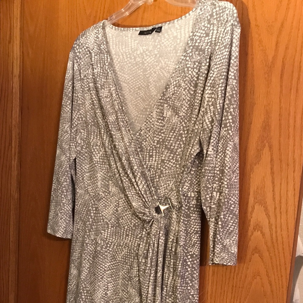 Snake print dress