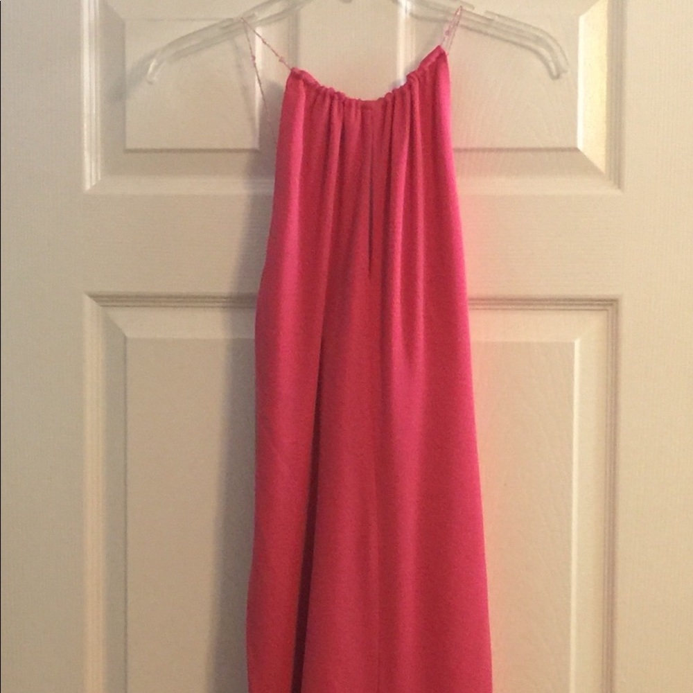 Kay Unger Jeweled Crisscross Evening Gown