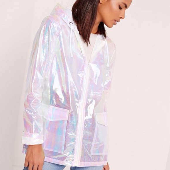 Holographic Rain Coat - Picture 3 of 4