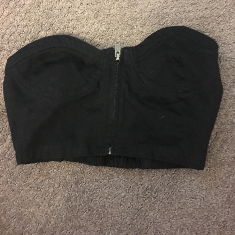 Crop top black