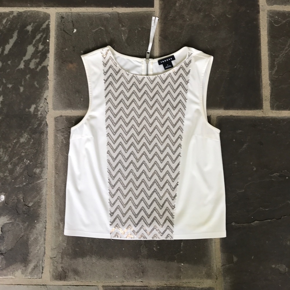 Troubé sequined tank