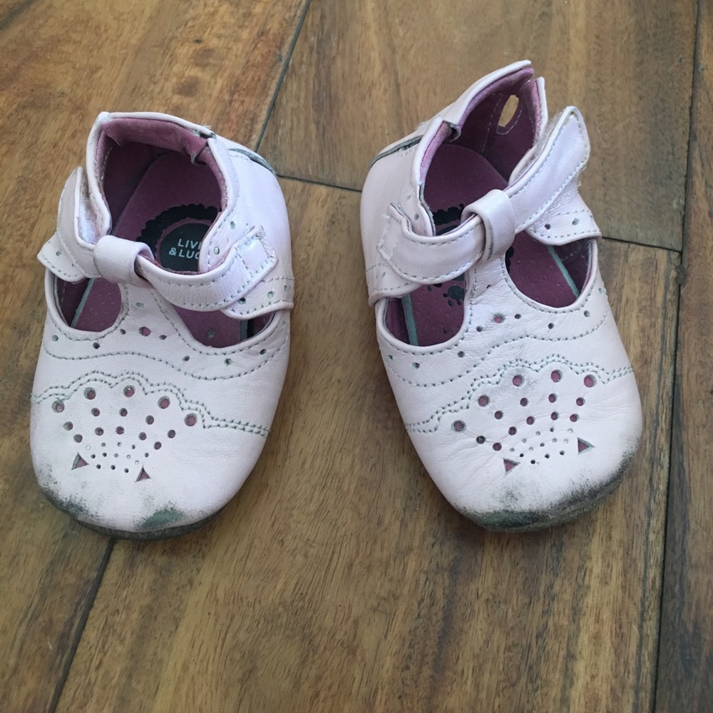 Pink Livie & Luca infant shoes