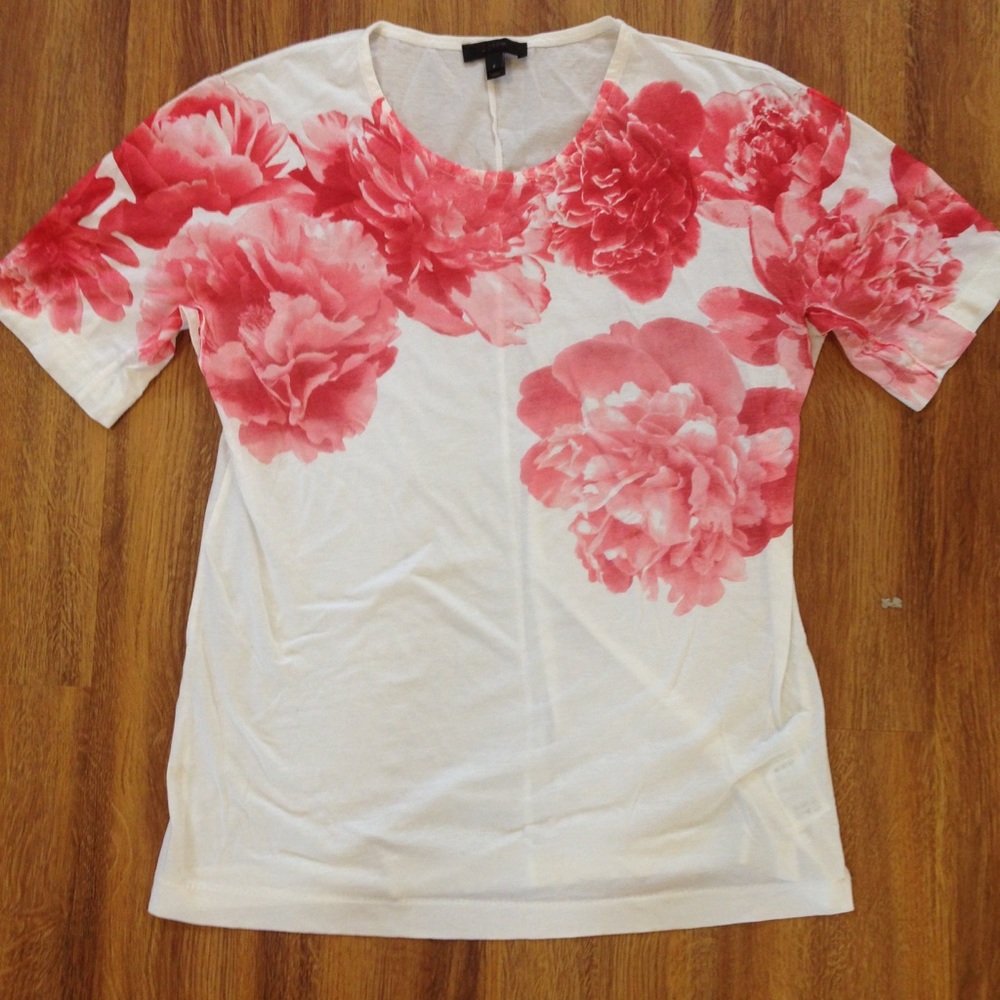 Floral J. Crew Tee