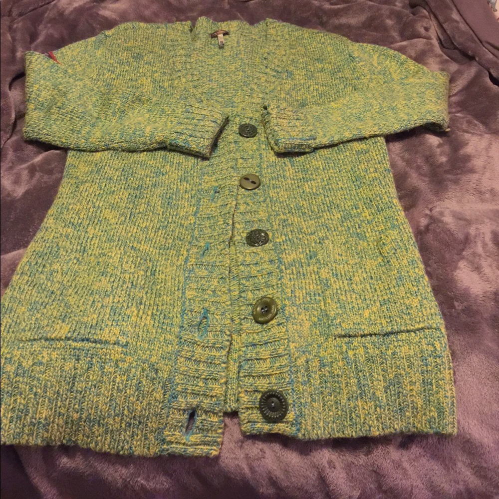 Super comfy green Matilda Jane sweater