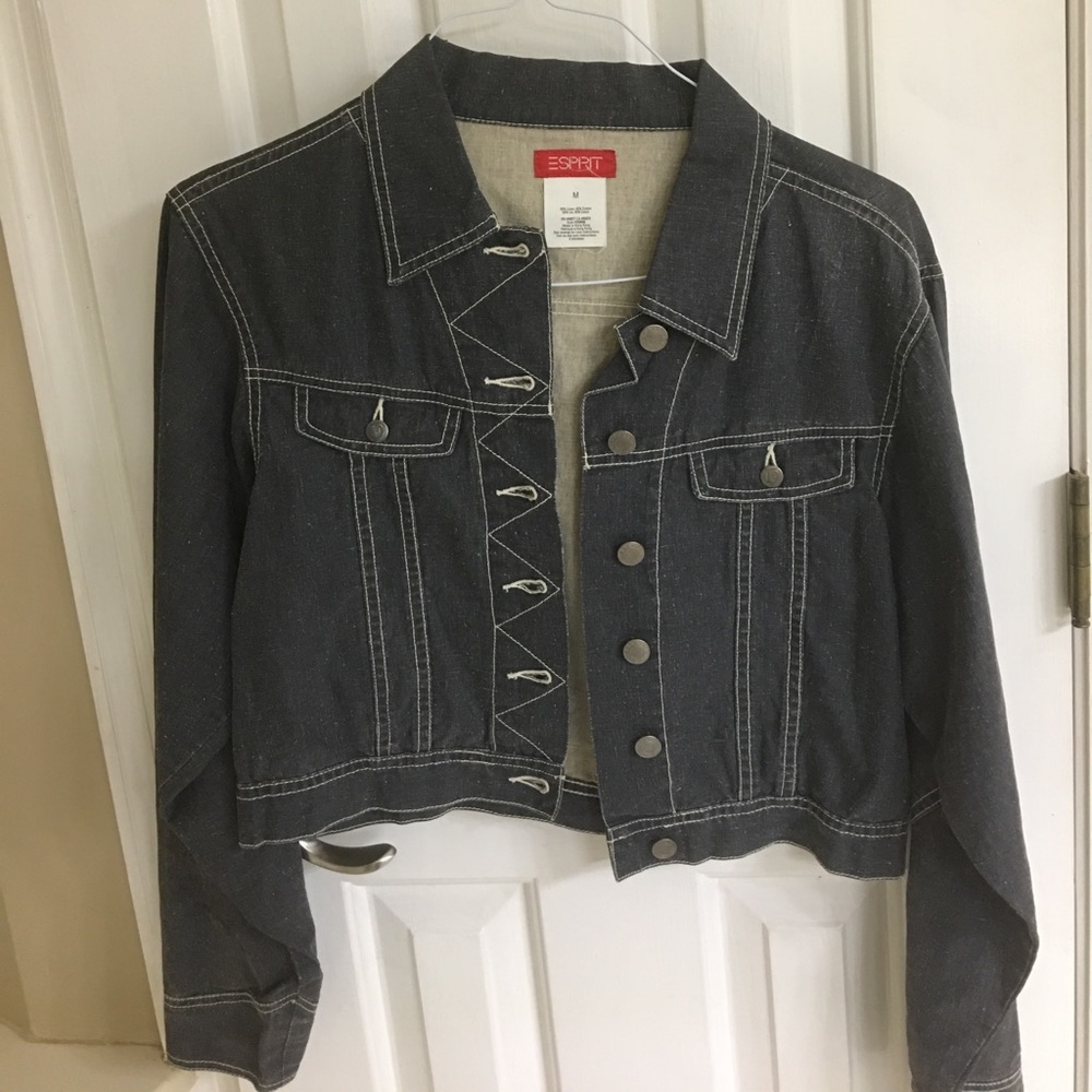 Grayish/denim jacket