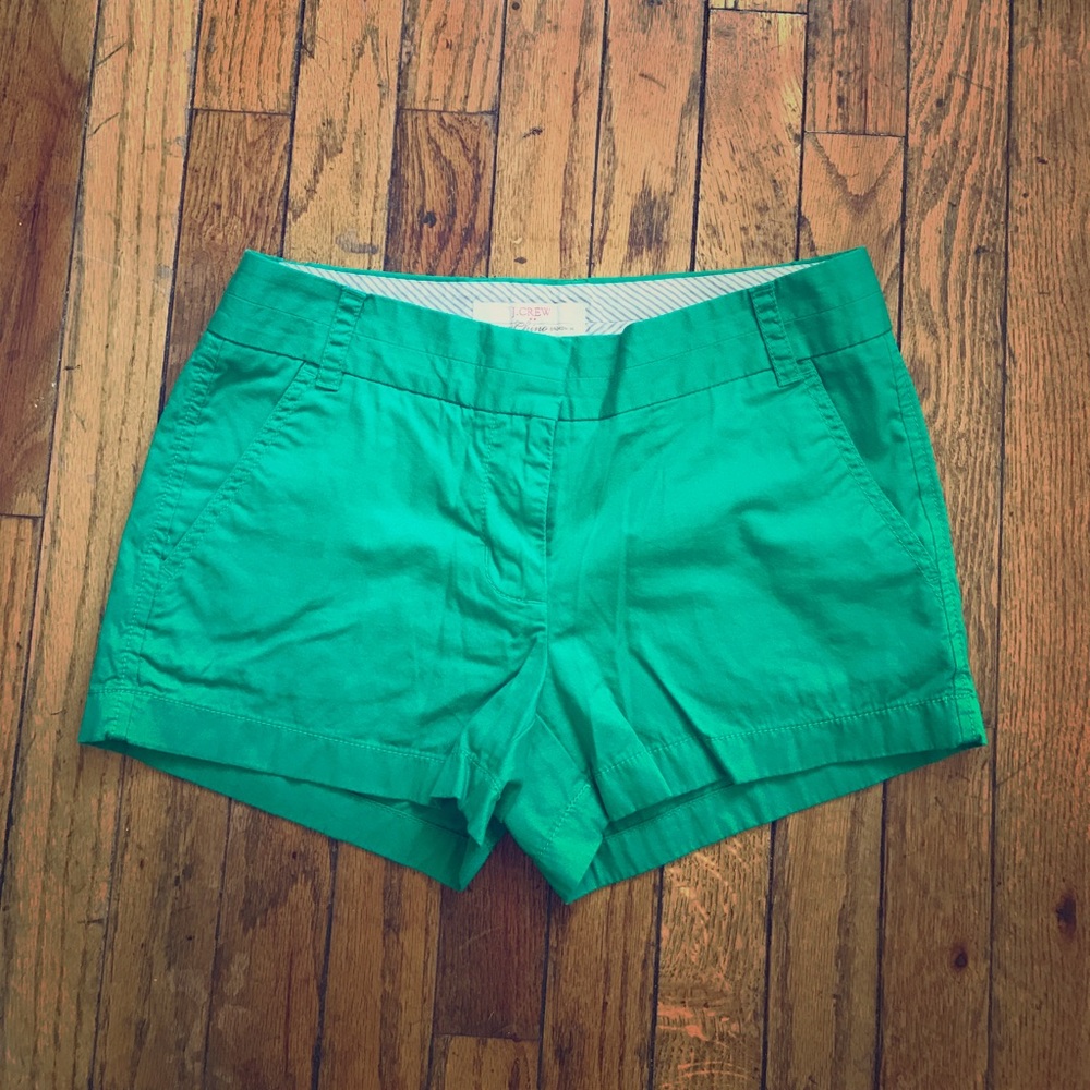 J.Crew Kelly Green Chino Shorts