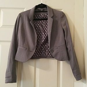 Gray blazer
