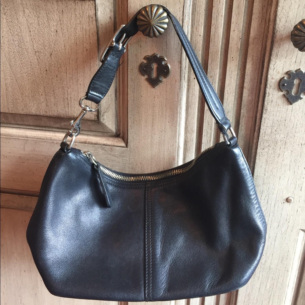 Coach small hobo bag - black leather