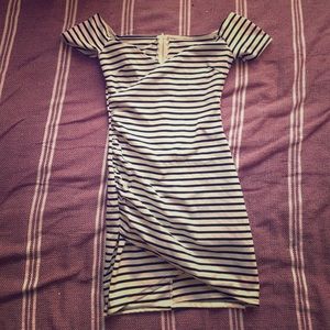 Striped party dress (Brand for exposure)