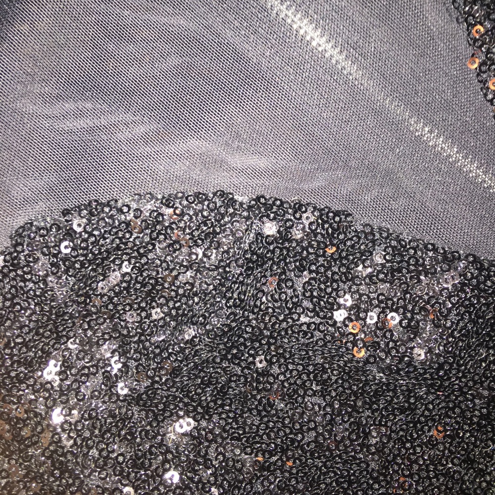 M Forever 21 Black Sequined Party Dress - Picture 3 of 4