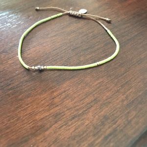 Chan Luu green bead bracelet.