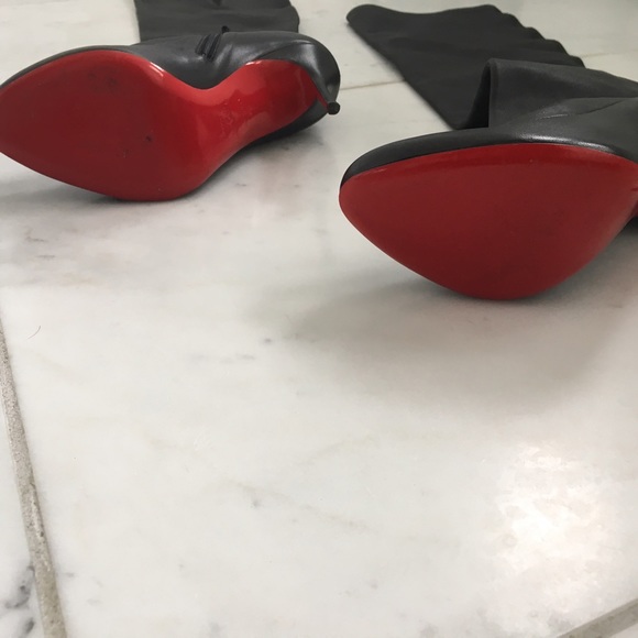Christian louboutin thigh high leather boots - Picture 3 of 5