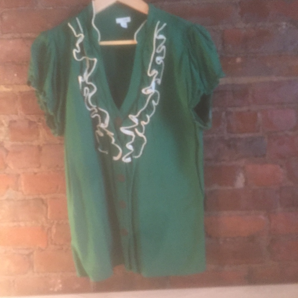 Odille green top