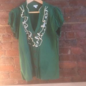 Odille green top