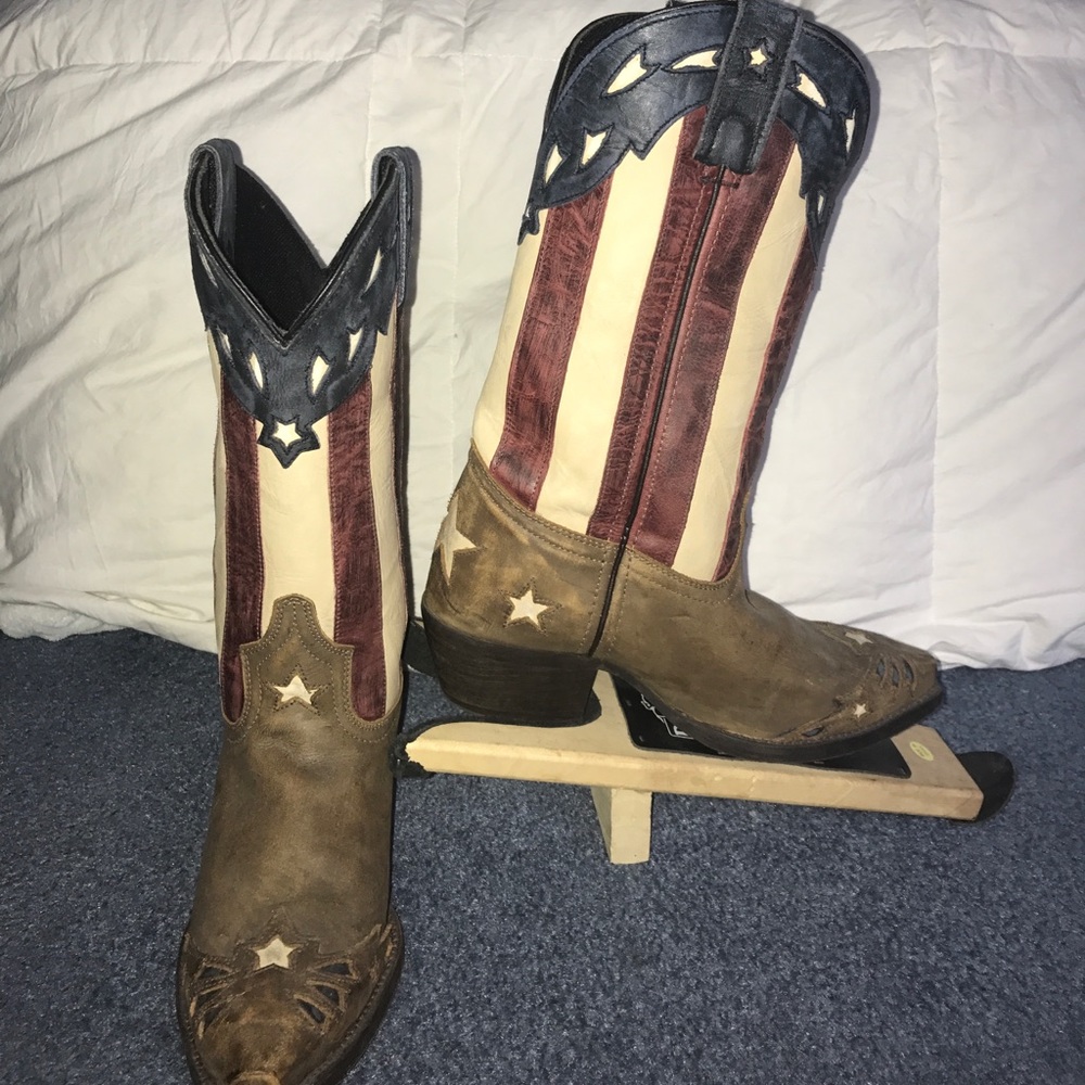Laredo American flag cowboy boot