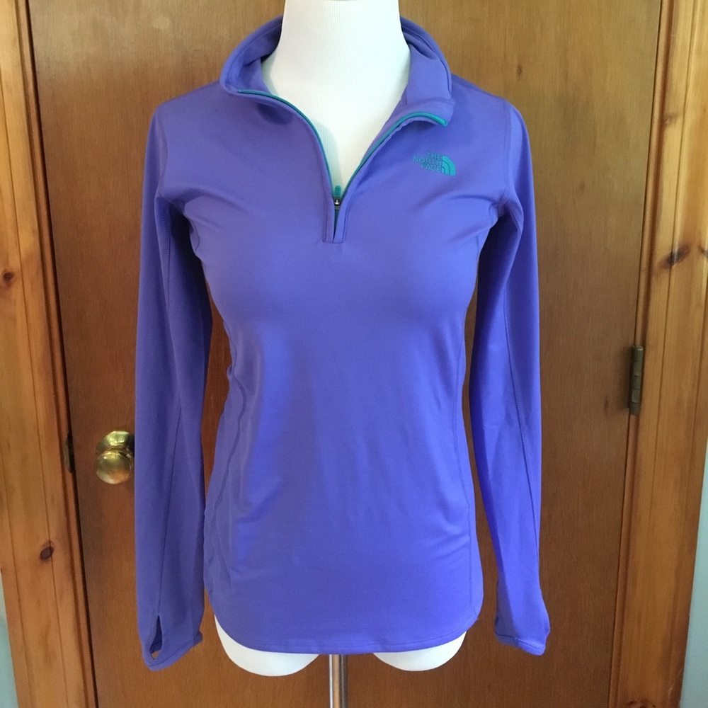 The North Face Women's Long Sleeve Zip Neck - S