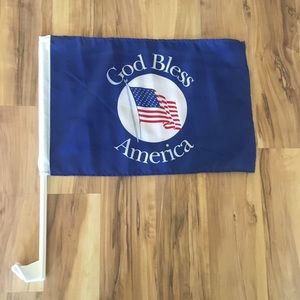 God bless America car flag, never used!