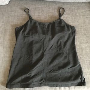 Black tank top