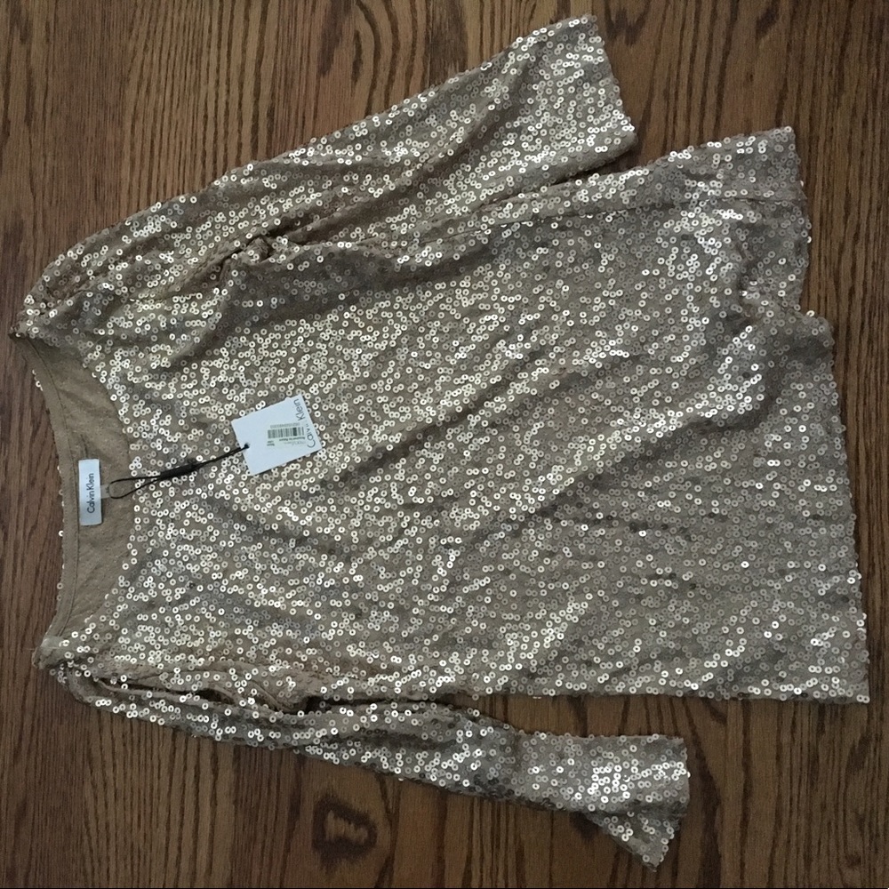Calvin Klein Sequined Blouse