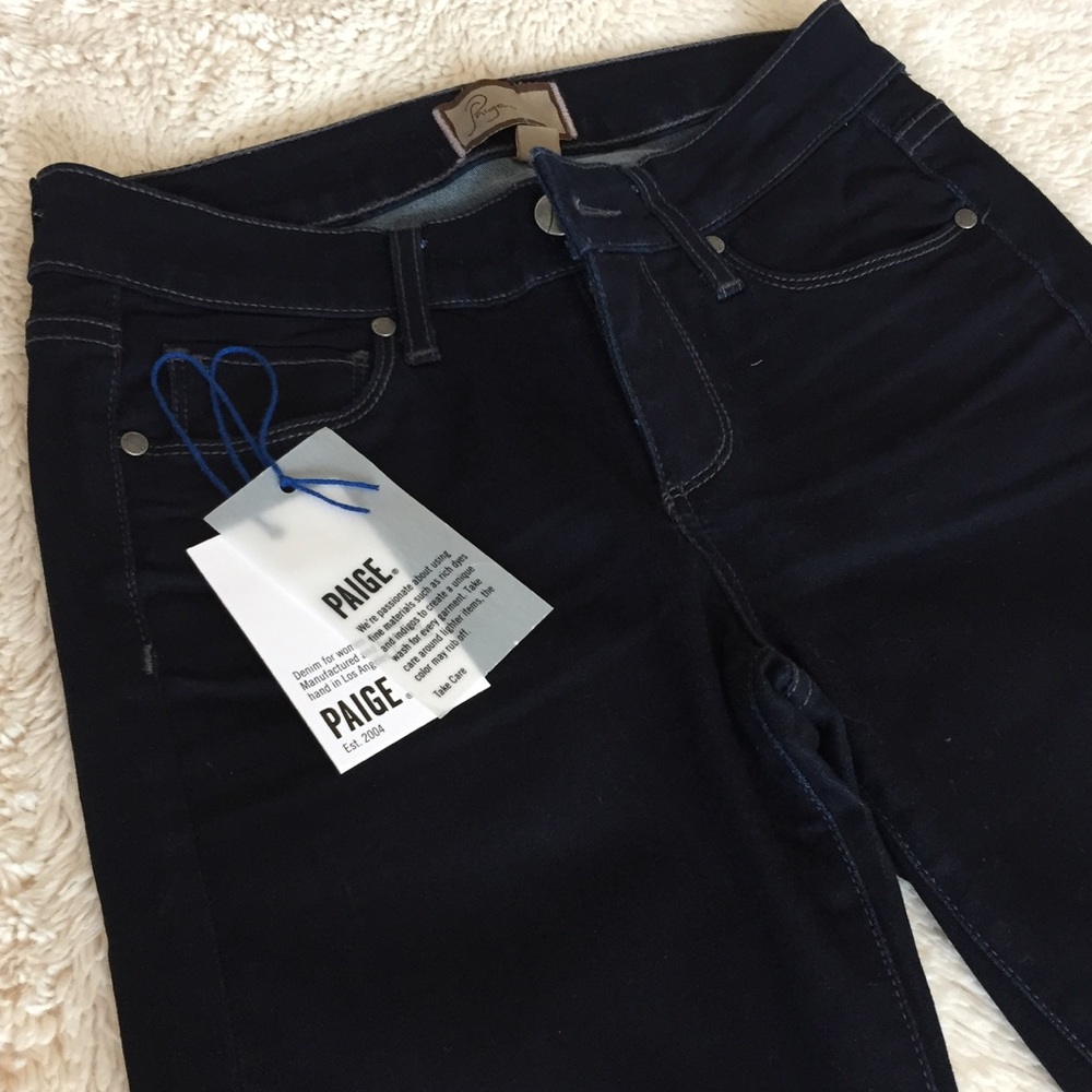 Paige Peg Super Skinny Designer Jeans